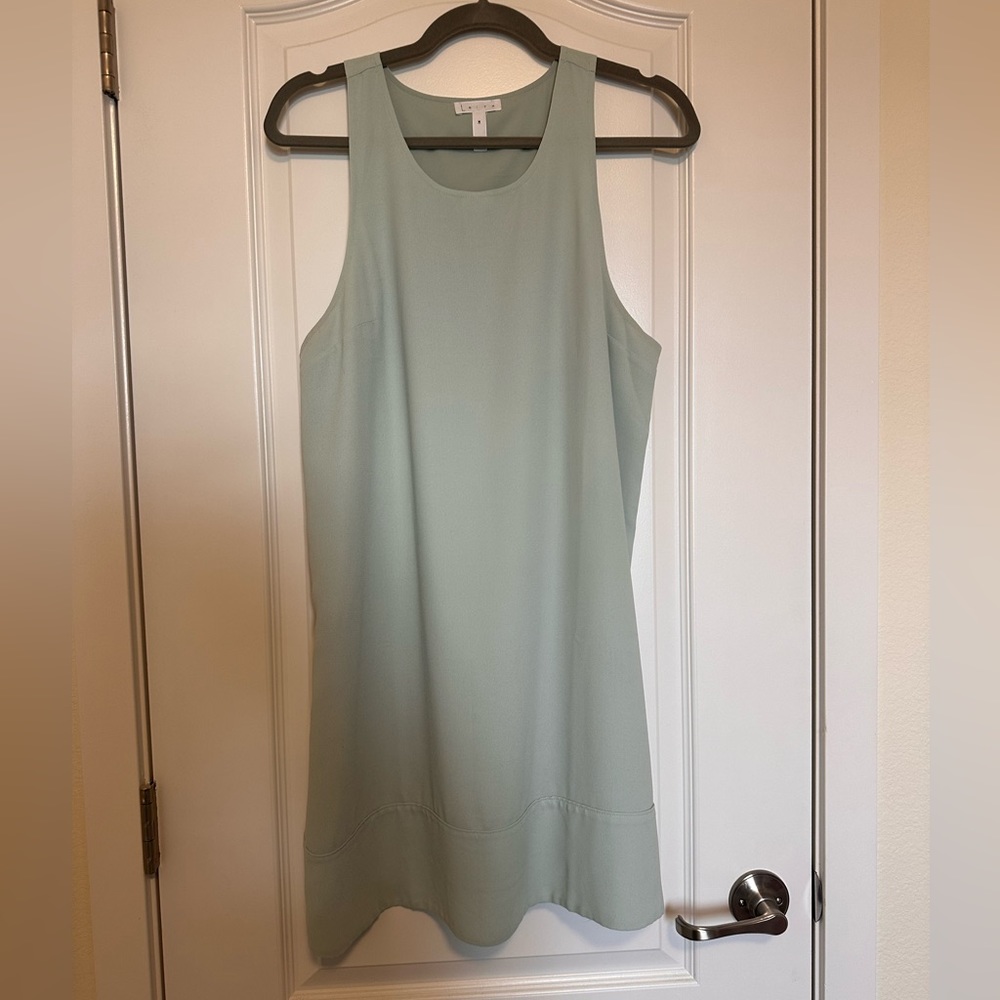 Leith light blue race back summer dress